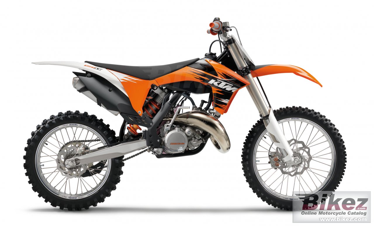 Big KTM 150 sx picture and wallpaper from Bikez.com